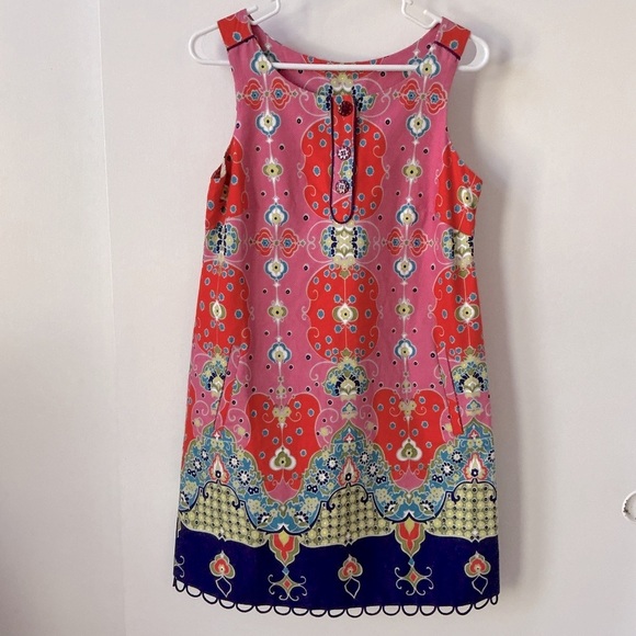 Retro Anthropologie Maeve Orava Sleeveless Shift Dress - Picture 3 of 13